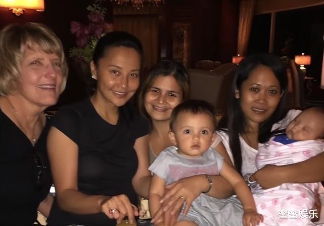 马雅舒|马雅舒9岁混血女儿漂亮，外国老公教孩子画红旗，公开儿女的国籍