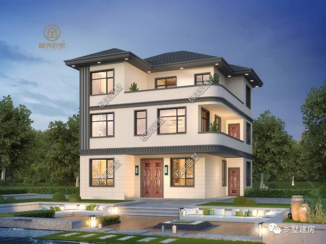 小门厅大作用,这五款门内置的别墅,颜值与实用并存