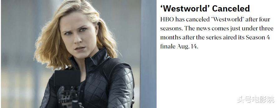 西部世界|HBO头牌神剧突然被砍！8集烧钱1.6亿美元，被《龙之家族》顶替？