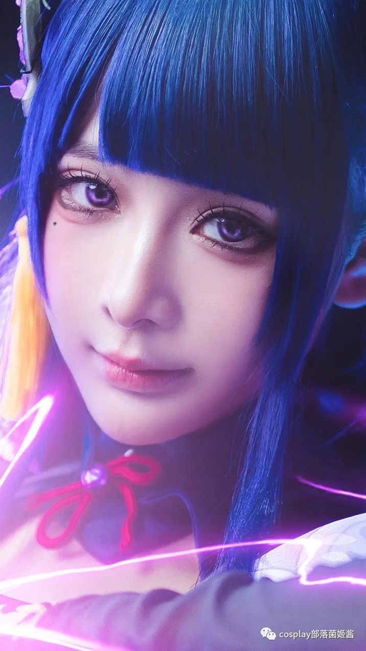 |cos:原神雷电将军cos正片@鱼子酱