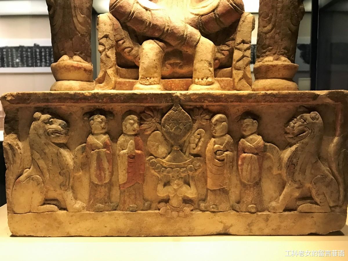 雕刻|国博邺城佛像:笑眯眯的方脸弥勒