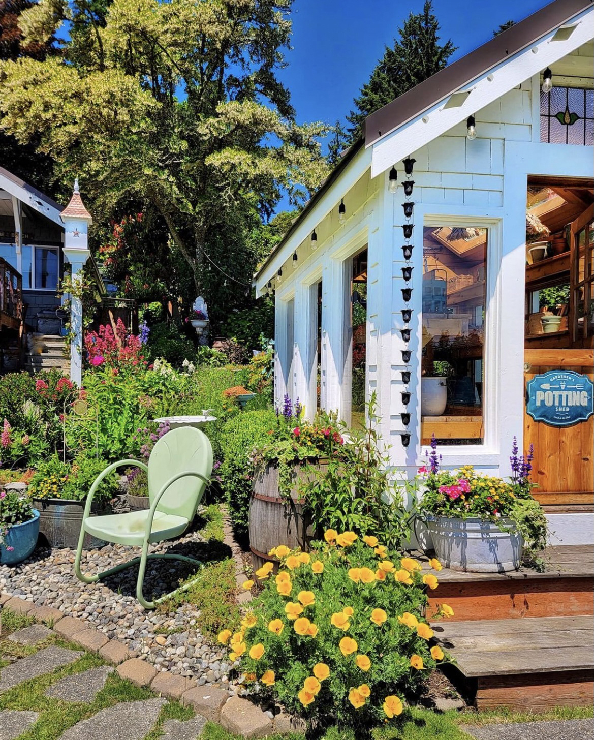 田园风“庭院花园”,满足了都市人对田园生活的向往,太惬意了