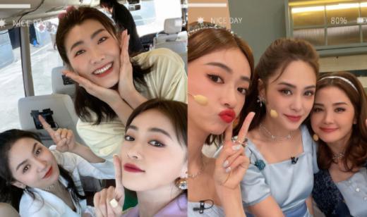 吴谨言|吴谨言晒出非主流合照,告别《乘风破浪》,31岁了还在装嫩