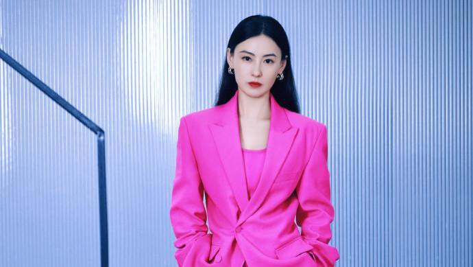 张柏芝|粉色系张柏芝颜值绝美