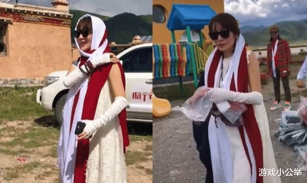 张敏|一代女神张敏定居内地！手脖上缠着大串玉珠，与蒲巴甲湖边喝茶