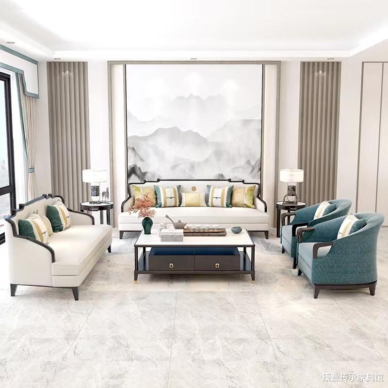 新中式风格设计,格调素雅,气韵生动