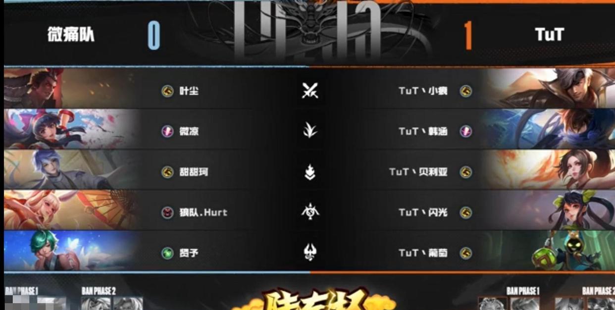 陆左杯：TUT战胜微痛队剑指总冠军，这队员配置代付398看了都绝望