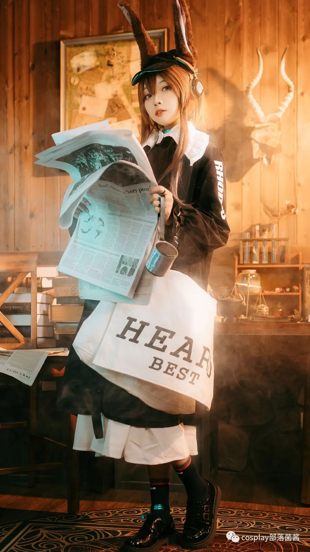 报童|cos：明日方舟报童阿米娅cos正片@硫酒