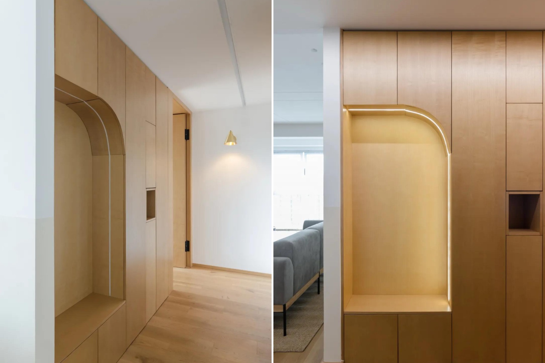 拒绝“模板化”装修,她坚持全屋大白墙+原木色,温暖治愈不俗气