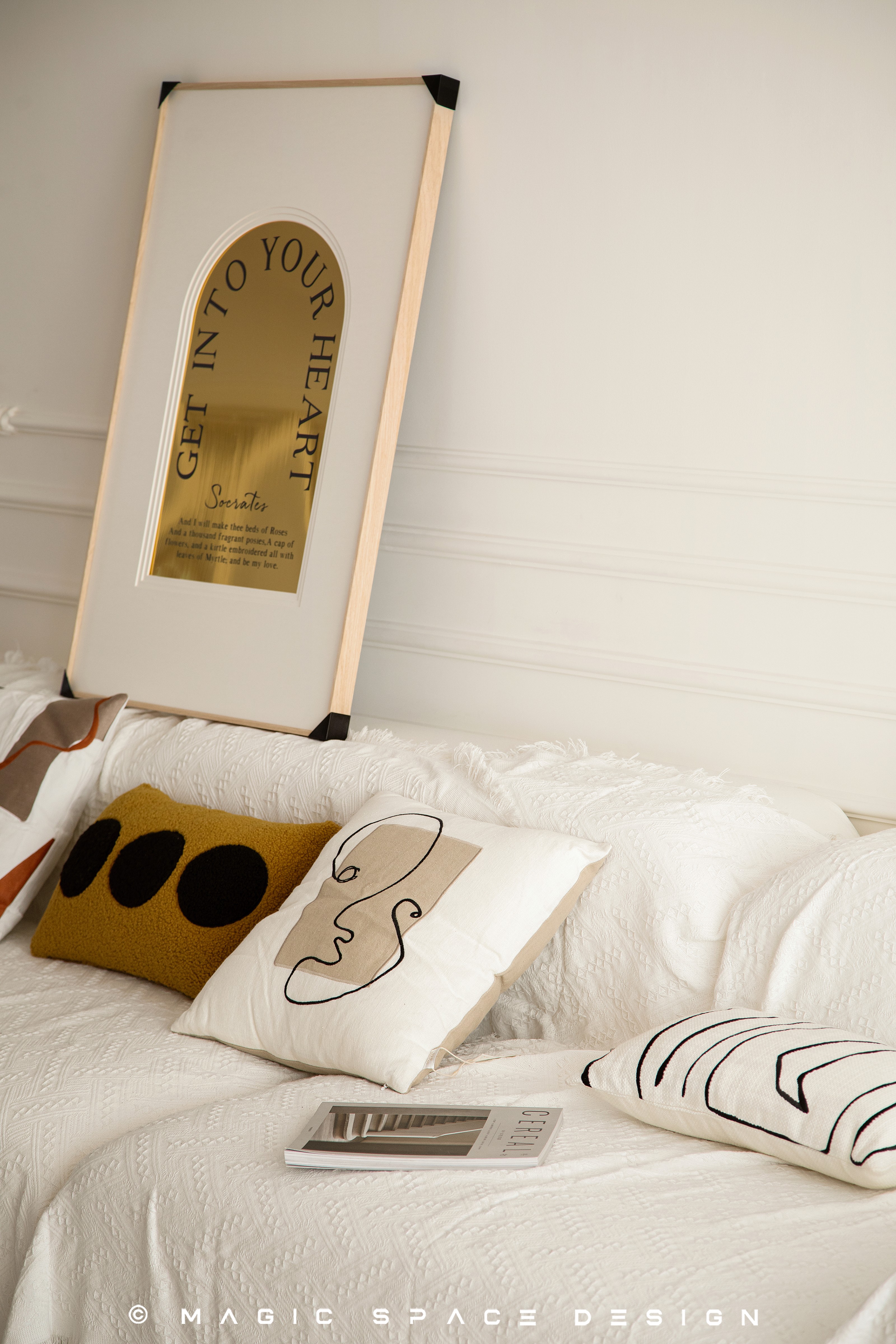 超大落地窗+奶油雾感的梦幻帘，她家美到可以拍大片