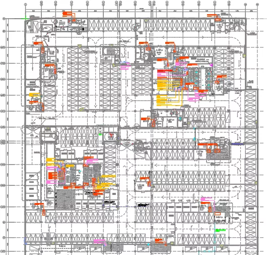 地库机电管线与支吊架如何深化设计?示例学习!