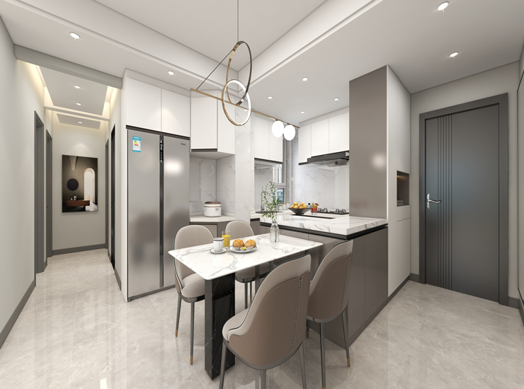 碧桂园方糖1102现代装修风格,彰显年轻人个性。