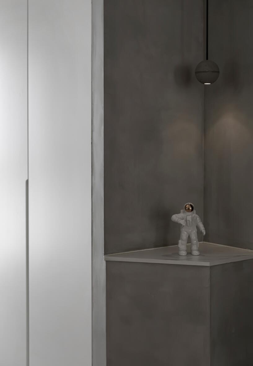 杭州屋主家的高级场面:墙面不用乳胶漆,色彩高度统一,超有质感