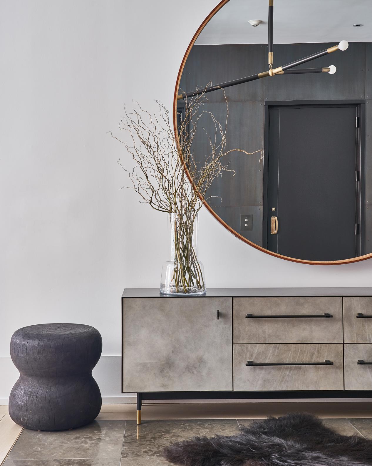 玄关怎么设计,不如来看看新中式风,适合各种户型10个经典案例