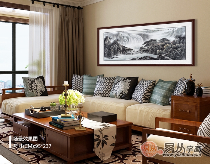 沙发背景墙画怎么搭配选择 这篇值得借鉴