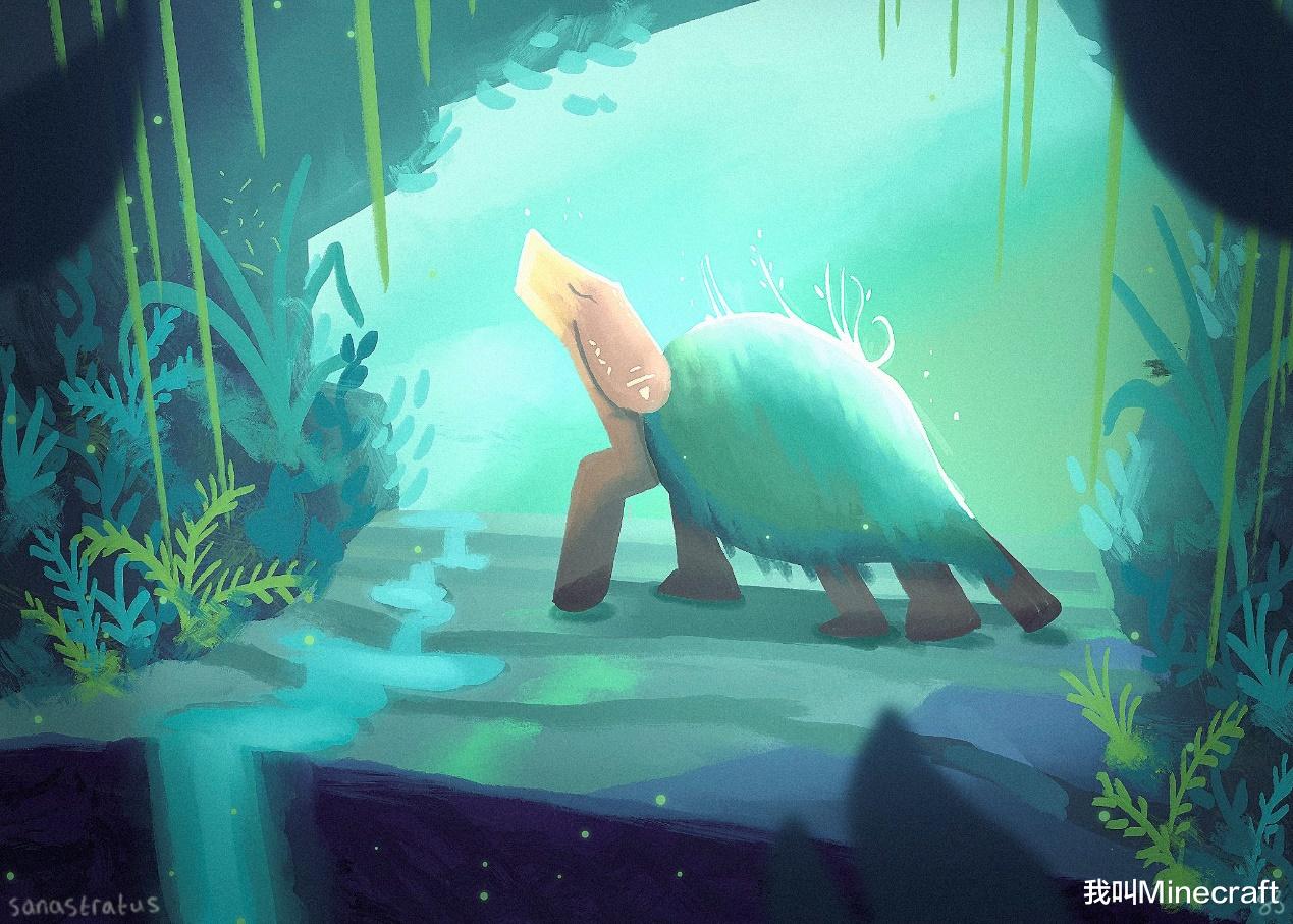 我的世界|我的世界：1.20考古更新？神秘的蛋，孵化出一只史前巨兽嗅探者！