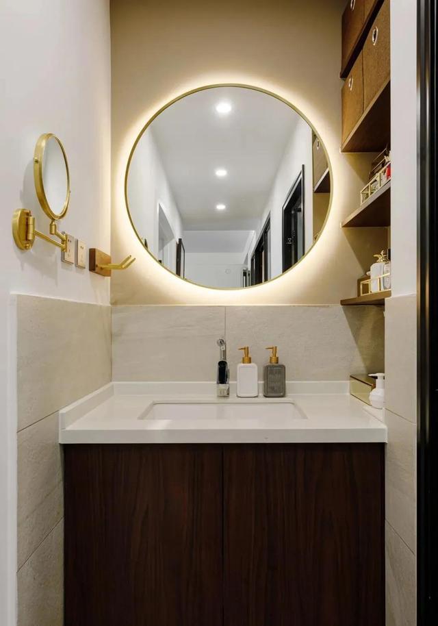 她家56㎡复古风小宅,柜子太能装了,收纳堪比大户型!