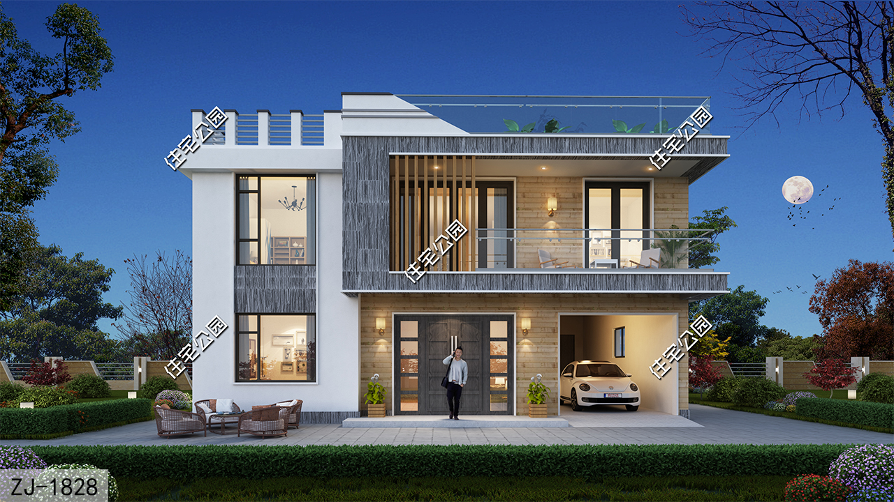 13x11米精美别墅，农村养老房这样建，舒适度拉满