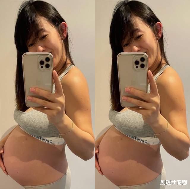 梁靖琪|香港知名女星晒全家福！产二胎后身材迅速恢复，四肢纤细依旧丰满