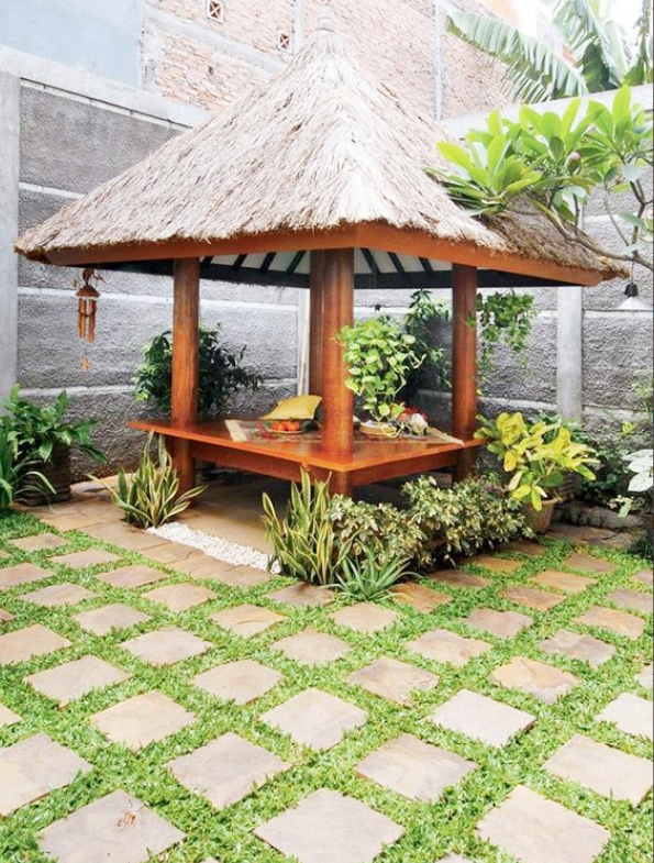 小院子也得好好对待,邻居只是简单布置,就能成为家里的休闲好去处