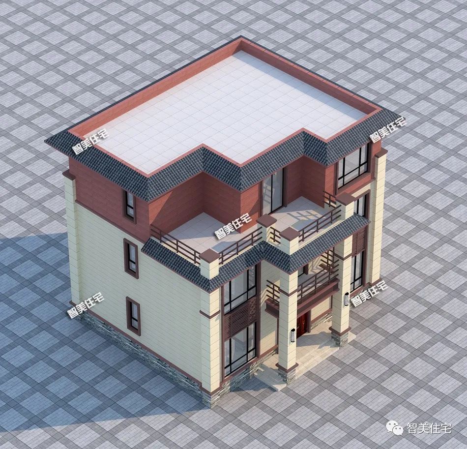 平屋顶设计的新中式住宅，说它是时尚的代名词，一点也不为过