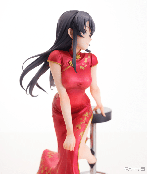 手办|兔女郎学姐樱岛麻衣旗袍手办样品 少了灵魂级的袜子也不影响骗氪