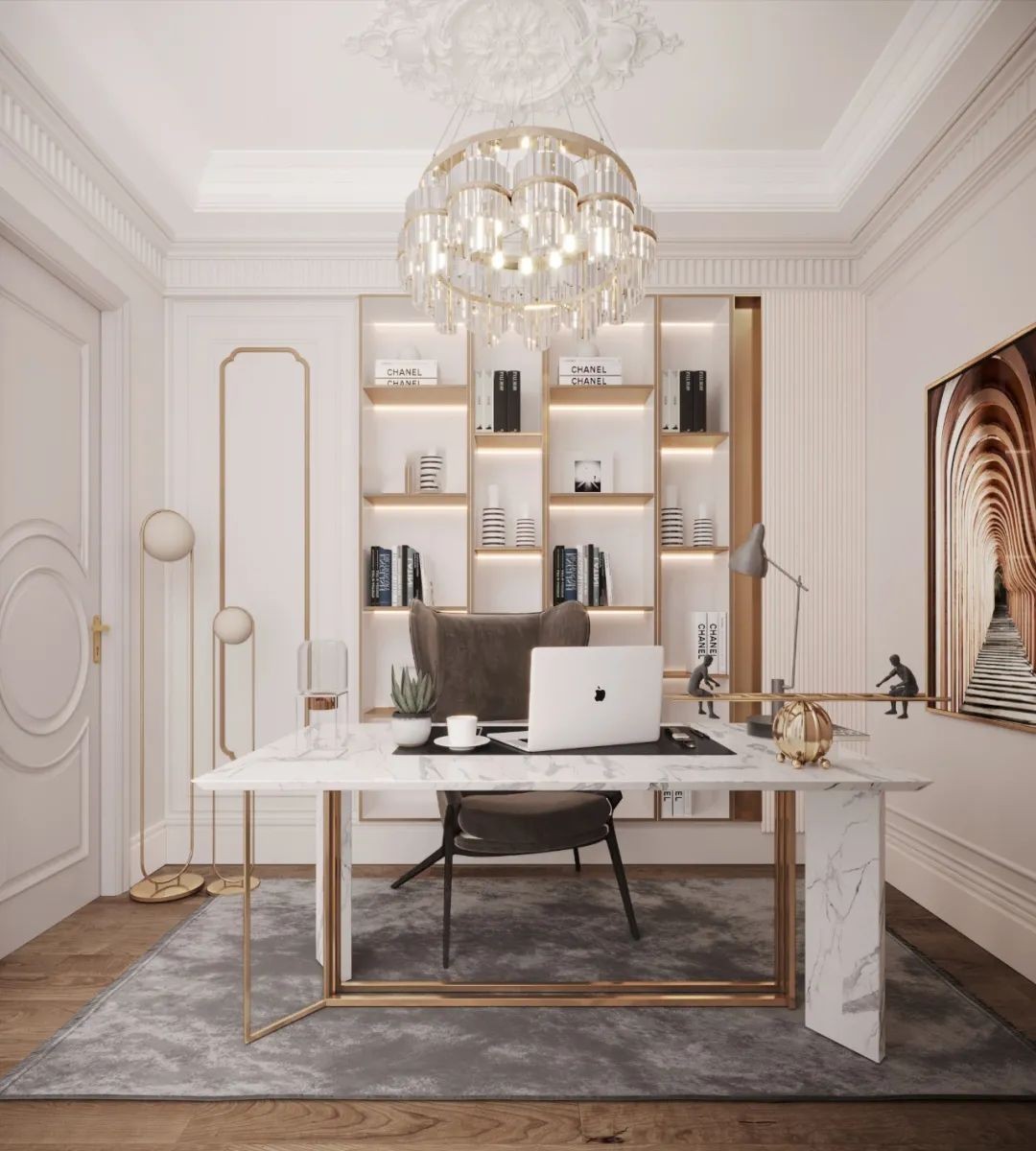 书房设计图鉴·悬空、半隔断、多功能?你想要的这里都有!