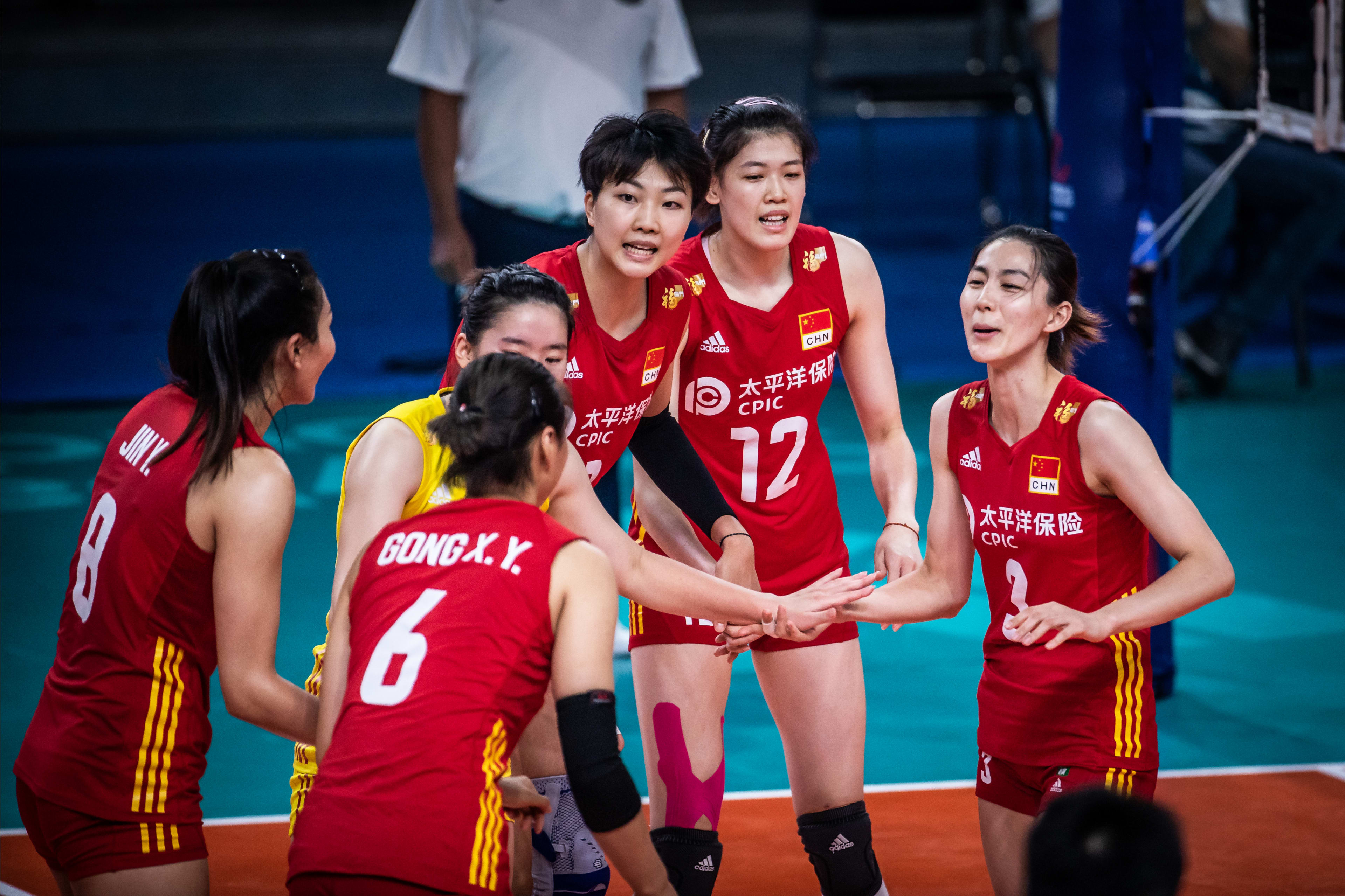 韩国队|李盈莹23分中国女排3比1击败韩国，8胜4负暂第四，顺利晋级总决赛