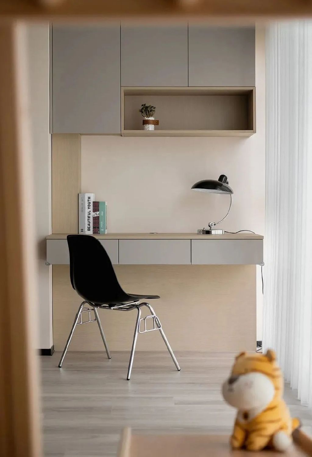 老房改造|135㎡简约风三居室,温馨舒适的三口之家