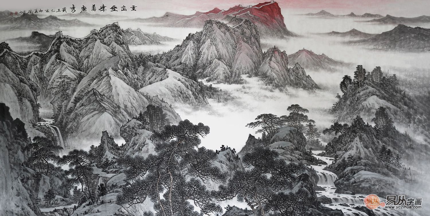 按揭贷款|客厅山水画怎么挂 选择前要谨记这4点讲究