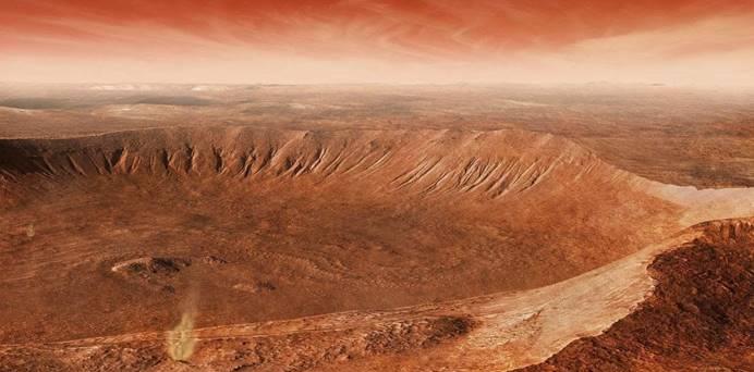 NASA公布火星大峡谷照片,景象让人冒汗,火星生命会出现吗?