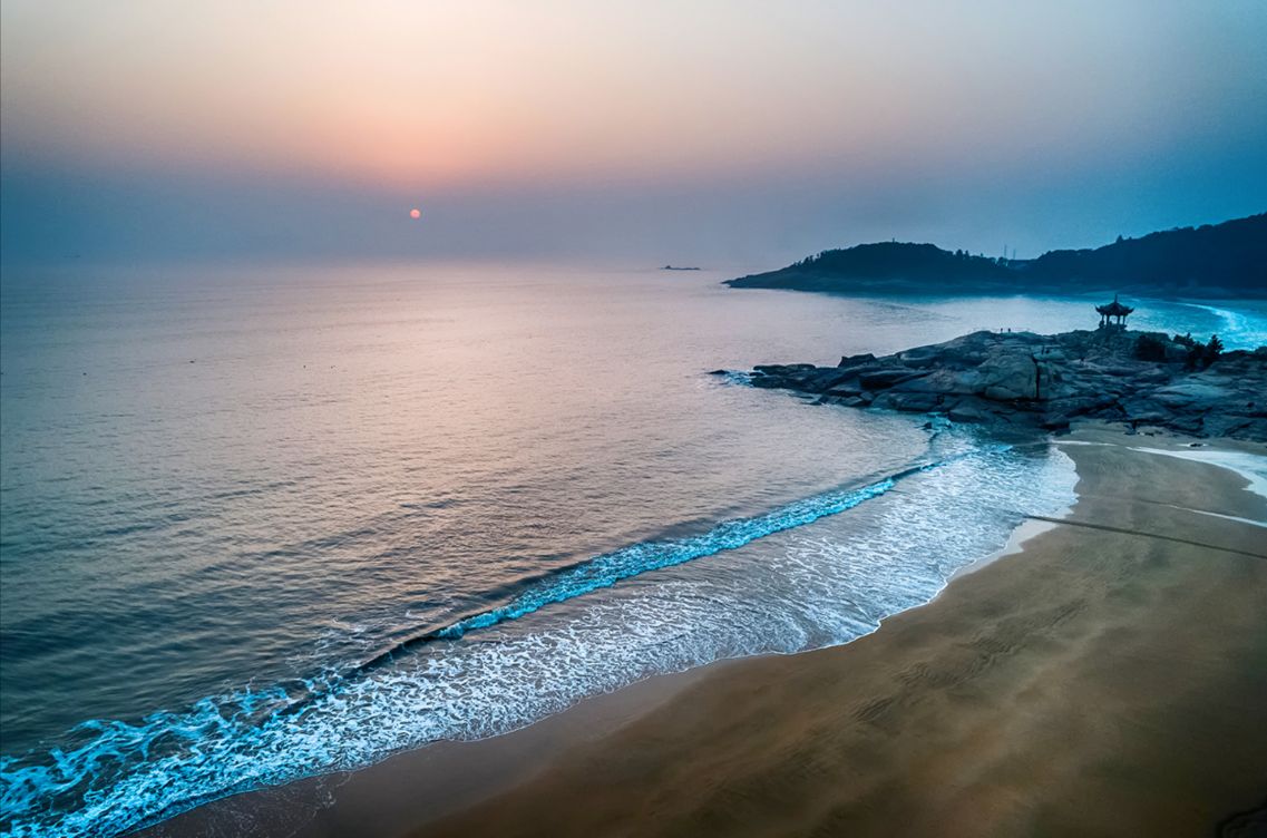 泸沽湖|浙江一座既是山也是岛的景点，主峰均在100至200米间，连绵起伏