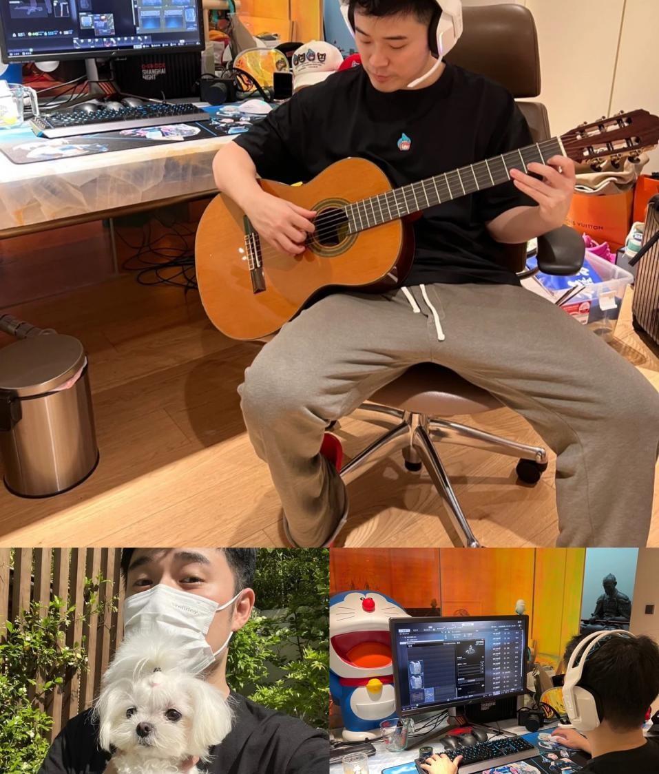 陈赫|陈赫带女儿小区内做核酸！6岁女儿张嘴显可爱，身高到爸腰部