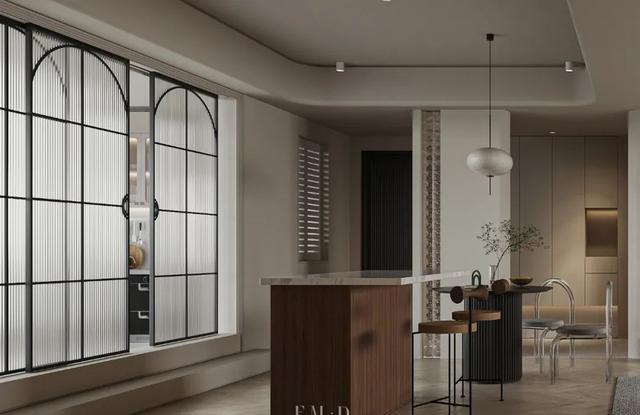 150顶复式,上下2层,装修成现代极简风,比住大平层还快乐!