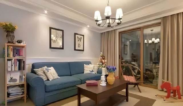 90㎡轻美式装修,10万不到真心实惠,就是主卧和厨房被老婆给毁了