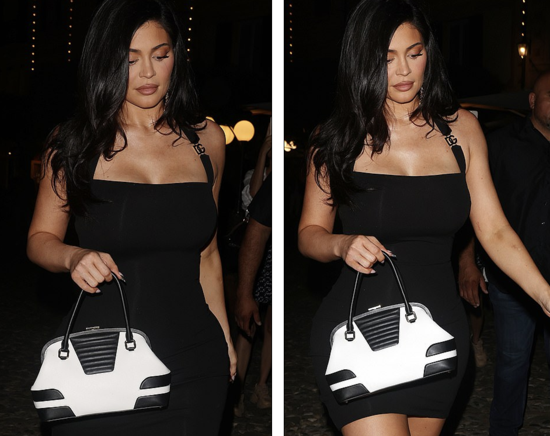 金·卡戴珊|金卡戴珊参加大姐婚礼！身材缩水后更美了，穿绑带衣秀一尺7的腰