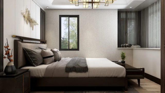 70平二居室高端显大气的新中式风格，让我心动不已