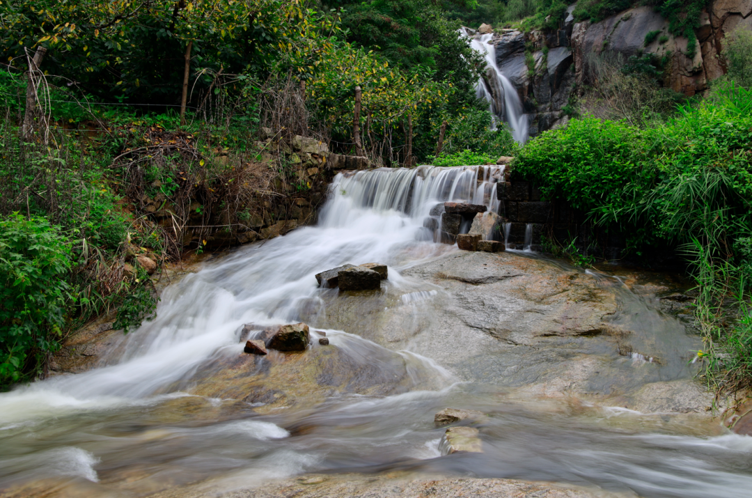 |雨后的海阳瀑布群,壮观