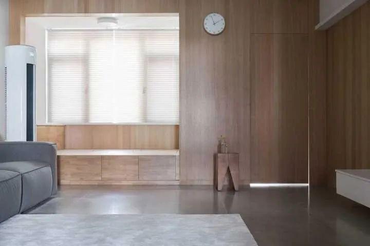 飘窗好好用,不得不说很划算,打排格子柜代替沙发,可休闲可收纳