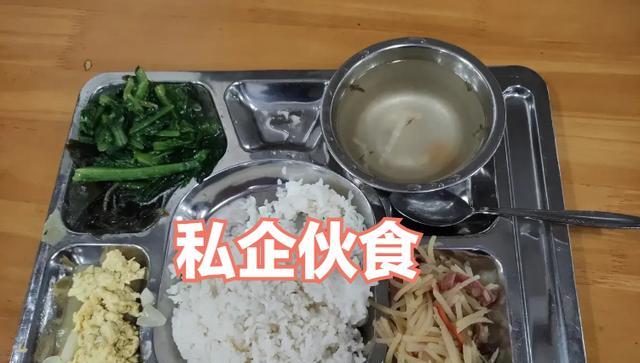 同样是食堂工作餐，先看私企，再看国企，网友：刷新了我的认知