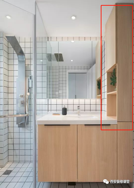 只包管道就浪费了,做成收纳就有价值了