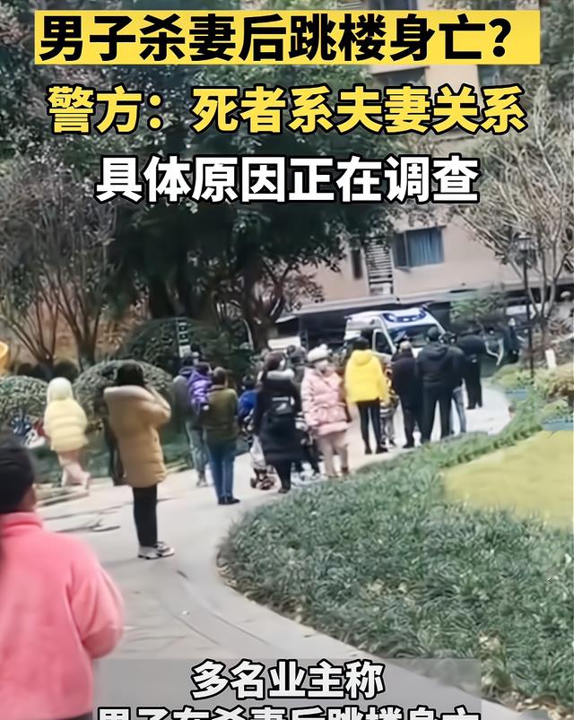 四川一男子杀妻后跳楼,现场人山人海,案发原因存在两个骇人说法