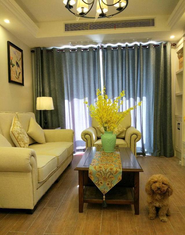 晒下我家的美式新房,亲友都说好看,尤其是客厅,想赖家里不出门