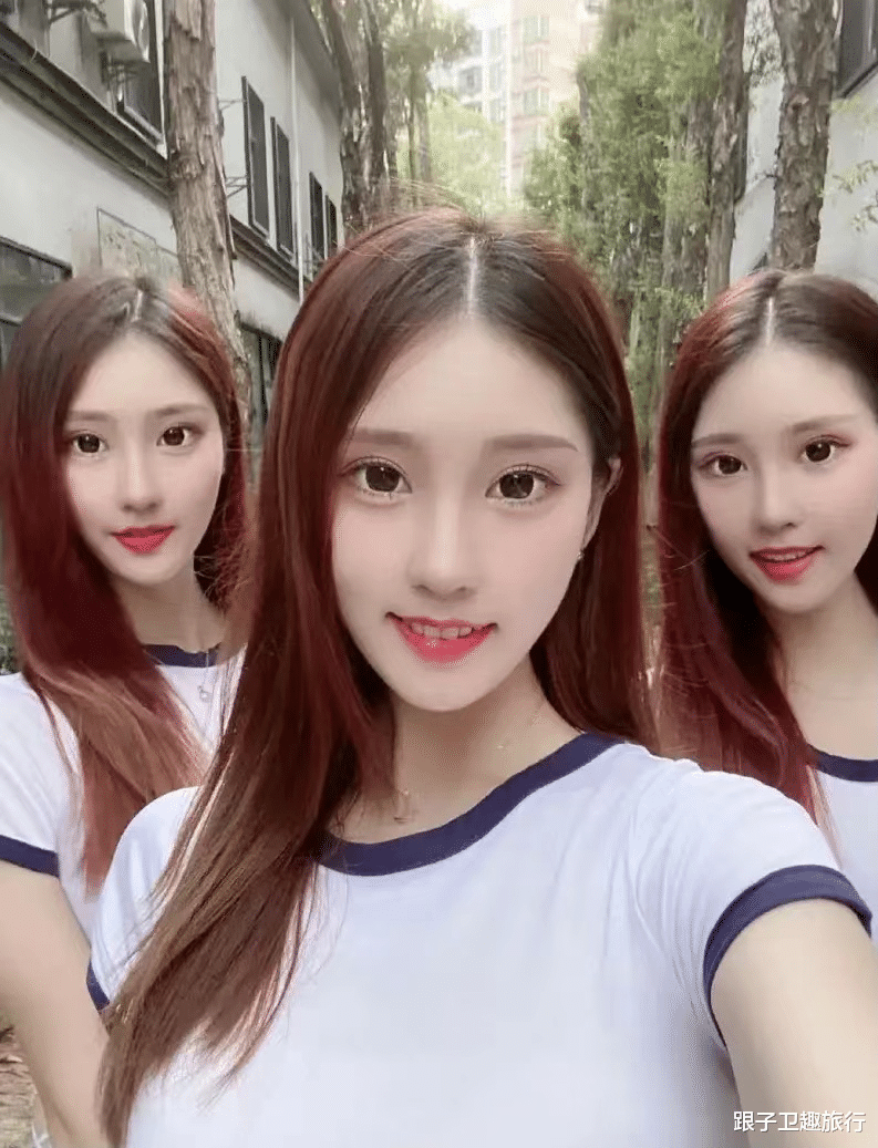 三姐妹|湖南最美三姐妹,三人长相如同一人,网友:难辨“真假”!