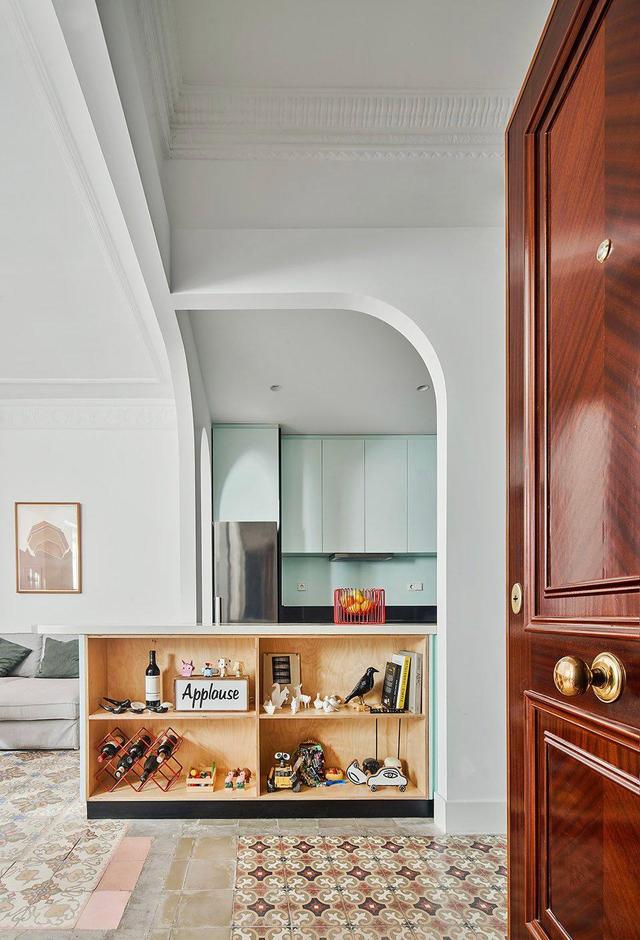 圆润拱形+水泥花砖，能让家里的颜值翻翻！