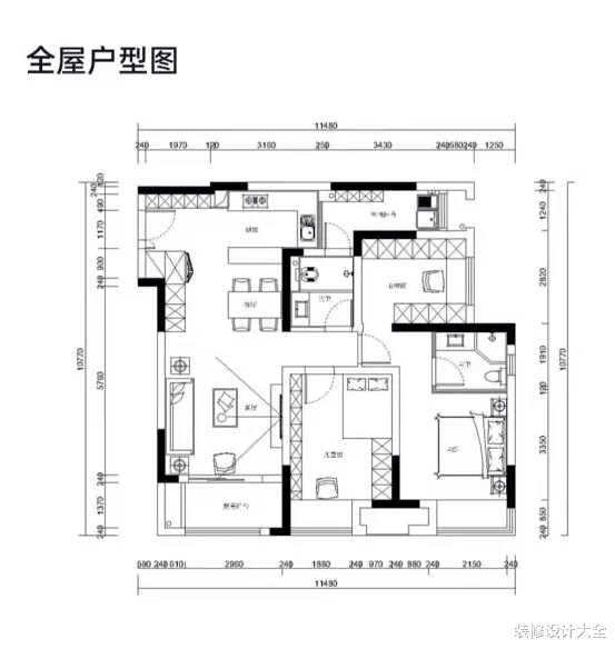 95㎡清爽北欧风,儿童房设计值得二娃家庭学习!
