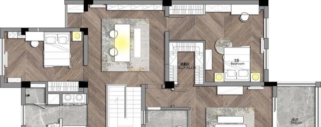 270㎡二手毛坯房,装成最简单温馨的现代日系风,一家四口其乐融融
