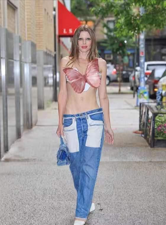 坎爷前任新造型又省布料！和金卡戴珊比瘦？穿3D打印衣秀蚂蚁腰