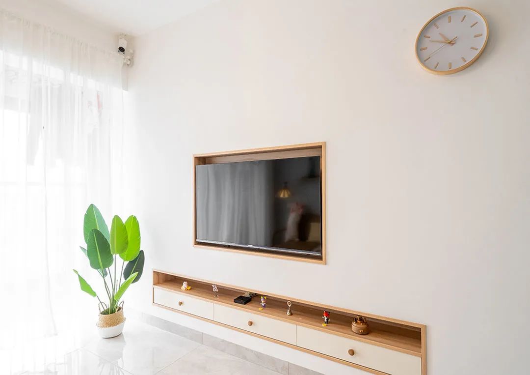 菡萏怡景装饰 | 温柔的两居室,色彩、软装都是舒适与惬意!