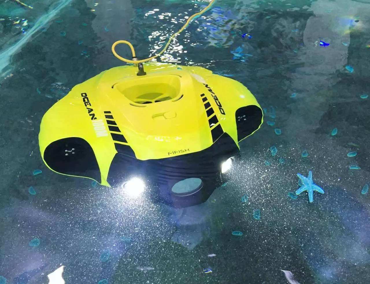 机器人|人类通过一个定制设计的单向声通信调制器,远程控制机器鱼